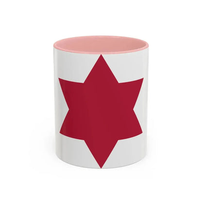 6th Infantry Division (U.S. Army) Accent Coffee Mug 11oz Pink - Go Mug Yourself