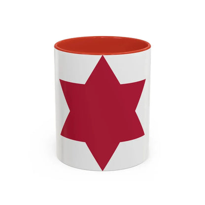 6th Infantry Division (U.S. Army) Accent Coffee Mug 11oz Red - Go Mug Yourself