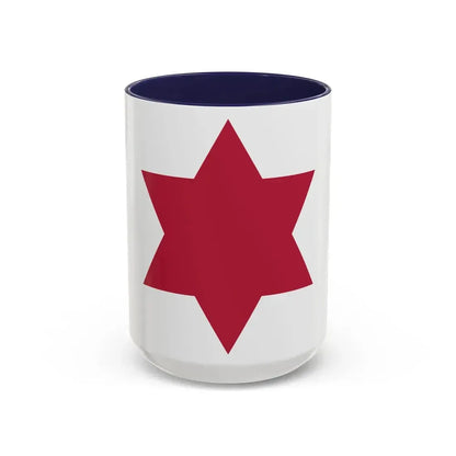 6th Infantry Division (U.S. Army) Accent Coffee Mug 15oz Navy - Go Mug Yourself