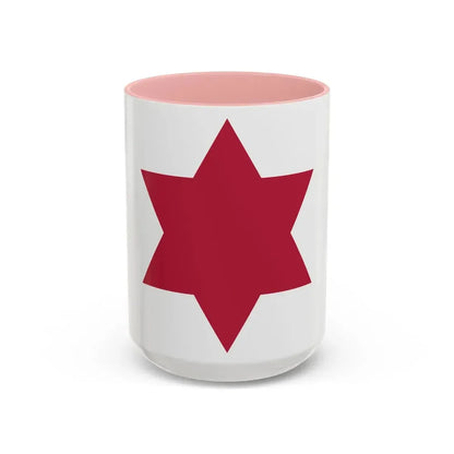 6th Infantry Division (U.S. Army) Accent Coffee Mug 15oz Pink - Go Mug Yourself