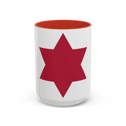 6th Infantry Division (U.S. Army) Accent Coffee Mug 15oz Red - Go Mug Yourself