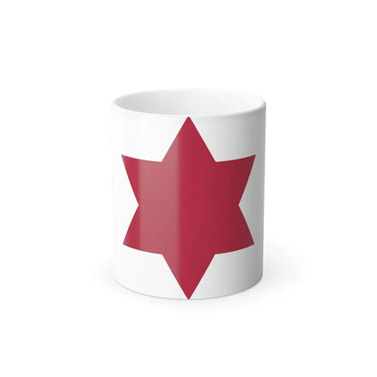 6th Infantry Division (U.S. Army) Color Changing Coffee Mug 11oz - Go Mug Yourself