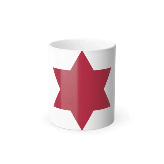 6th Infantry Division (U.S. Army) Color Changing Coffee Mug 11oz - Go Mug Yourself