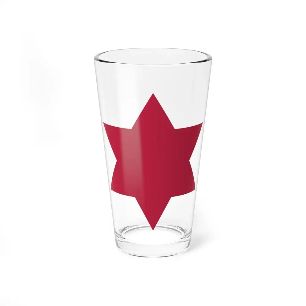 6th Infantry Division (U.S. Army) Pint Glass 16oz 16oz - Go Mug Yourself
