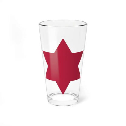 6th Infantry Division (U.S. Army) Pint Glass 16oz 16oz - Go Mug Yourself