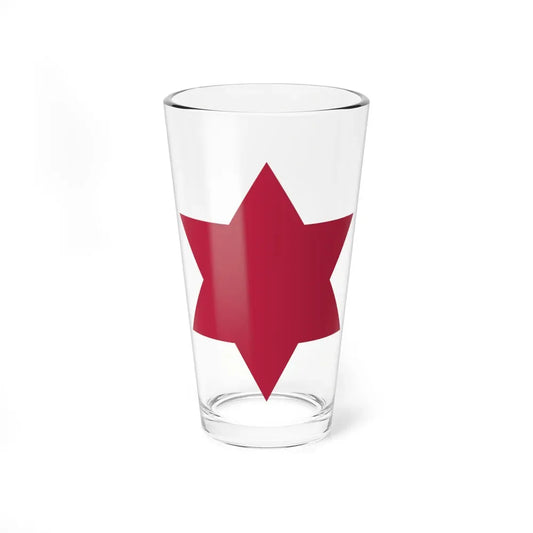 6th Infantry Division (U.S. Army) Pint Glass 16oz 16oz - Go Mug Yourself