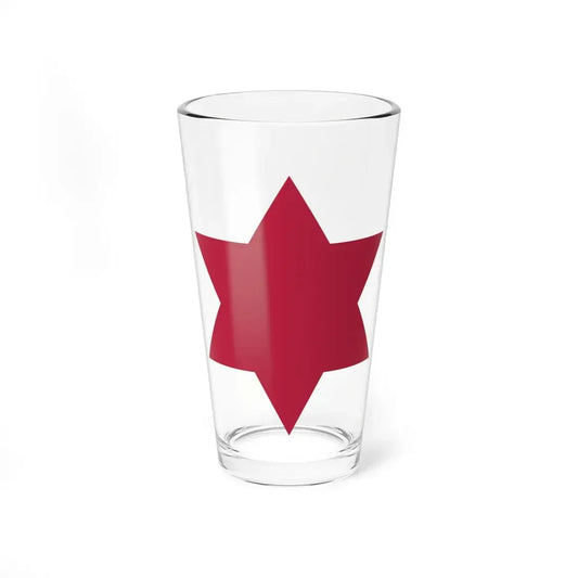 6th Infantry Division (U.S. Army) Pint Glass 16oz 16oz - Go Mug Yourself