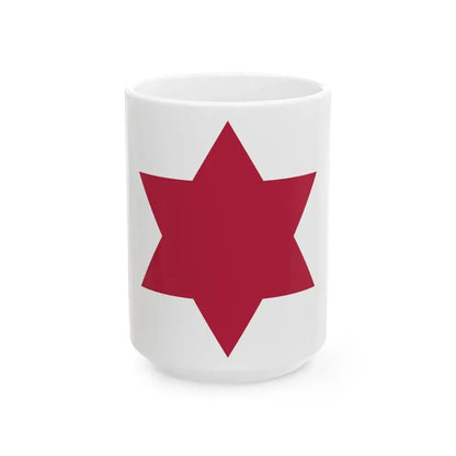 6th Infantry Division (U.S. Army) White Coffee Mug 15oz - Go Mug Yourself