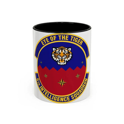 6th Intelligence Squadron (U.S. Air Force) Accent Coffee Mug 11oz Black - Go Mug Yourself