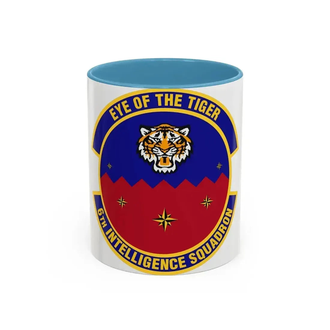 6th Intelligence Squadron (U.S. Air Force) Accent Coffee Mug 11oz Light Blue - Go Mug Yourself