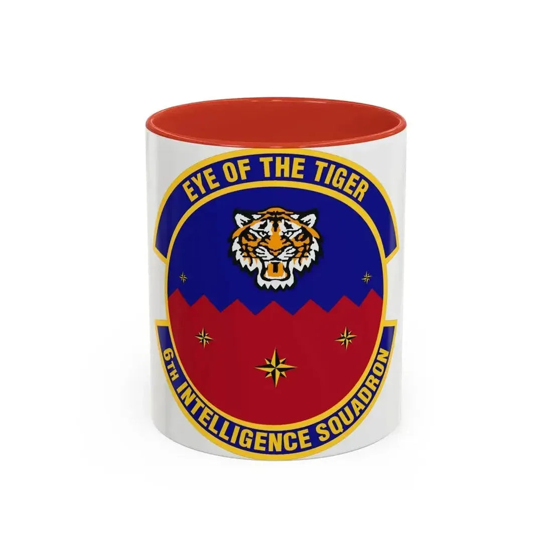 6th Intelligence Squadron (U.S. Air Force) Accent Coffee Mug 11oz Red - Go Mug Yourself