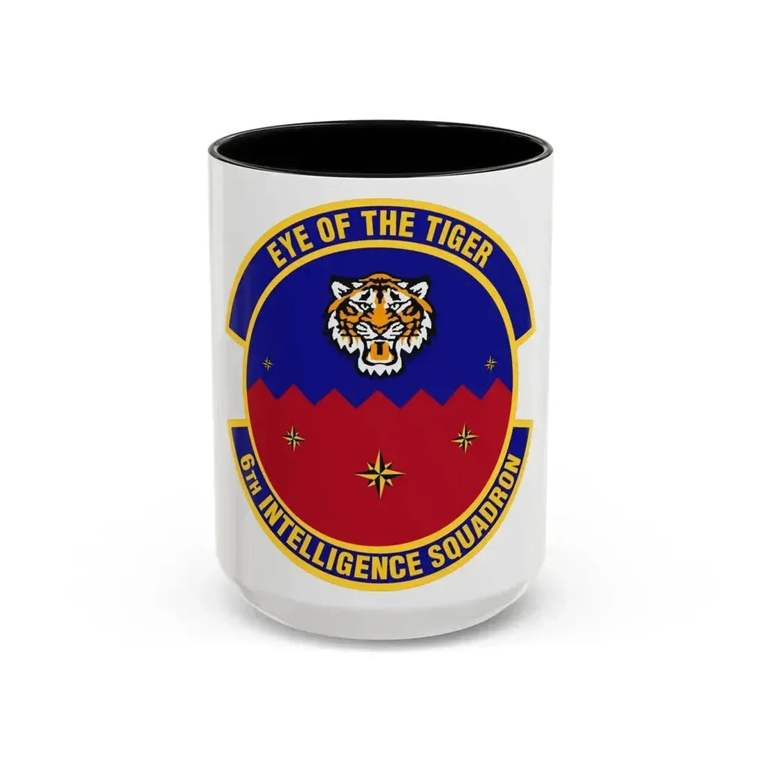 6th Intelligence Squadron (U.S. Air Force) Accent Coffee Mug 15oz Black - Go Mug Yourself