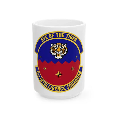 6th Intelligence Squadron (U.S. Air Force) White Coffee Mug 15oz - Go Mug Yourself