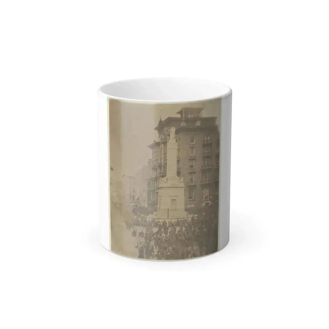 6Th Massachusetts Bivouacked in Monument Sq., Baltimore (U.S. Civil War) Color Changing Coffee Mug 11oz Default Title 11oz - Go Mug Yourself
