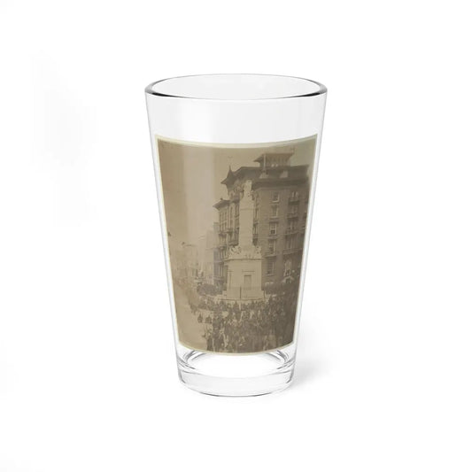 6th Massachusetts Bivouacked In Monument Sq., Baltimore (U.S. Civil War) Pint Glass 16oz 16oz - Go Mug Yourself