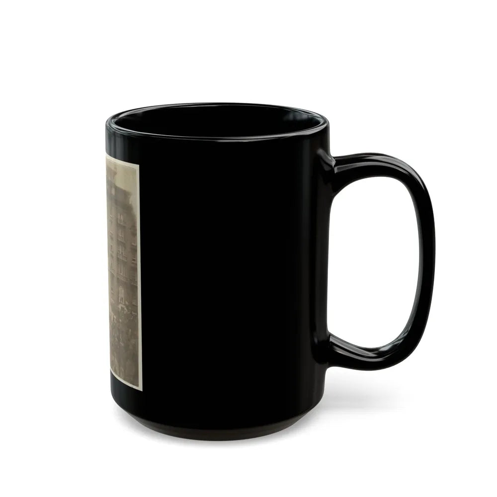 6th Massachusetts Bivouacked In Monument Sq., Baltimore (U.S. Civil War) Black Coffee Mug-Go Mug Yourself