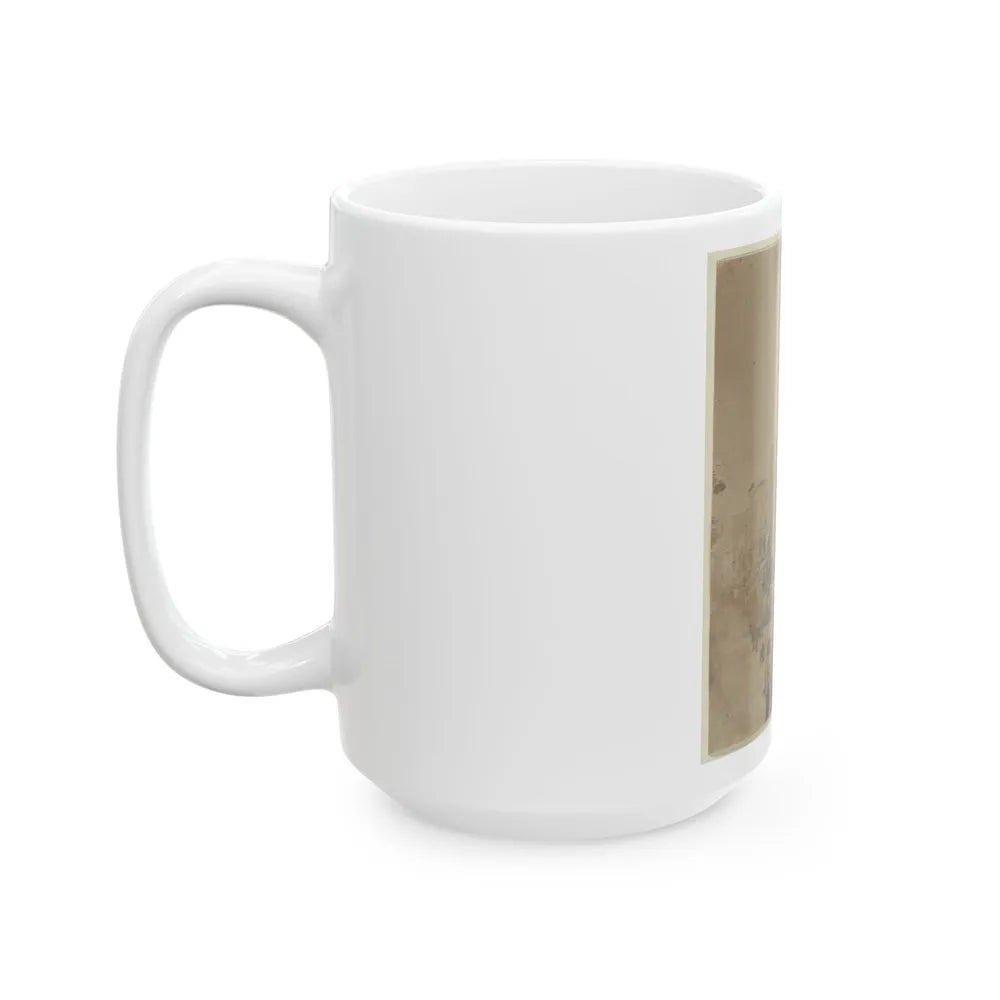 6th Massachusetts Bivouacked In Monument Sq., Baltimore (U.S. Civil War) White Coffee Mug-Go Mug Yourself