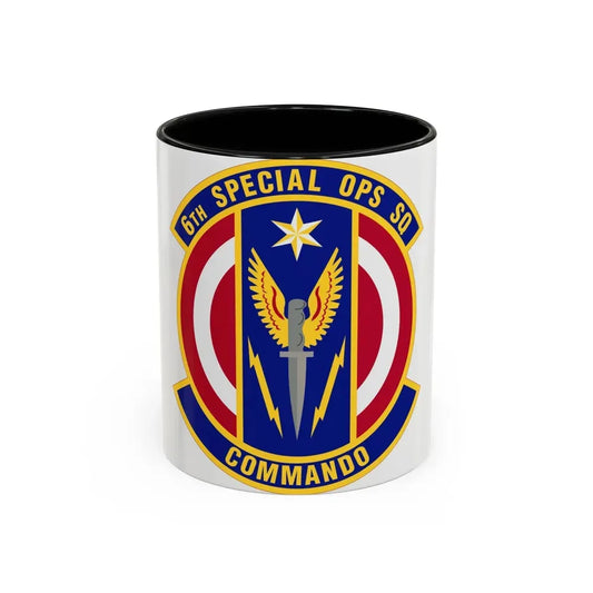 6th Special Operations Squadron (U.S. Air Force) Accent Coffee Mug 11oz Black - Go Mug Yourself