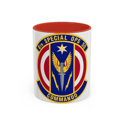 6th Special Operations Squadron (U.S. Air Force) Accent Coffee Mug 11oz Red - Go Mug Yourself