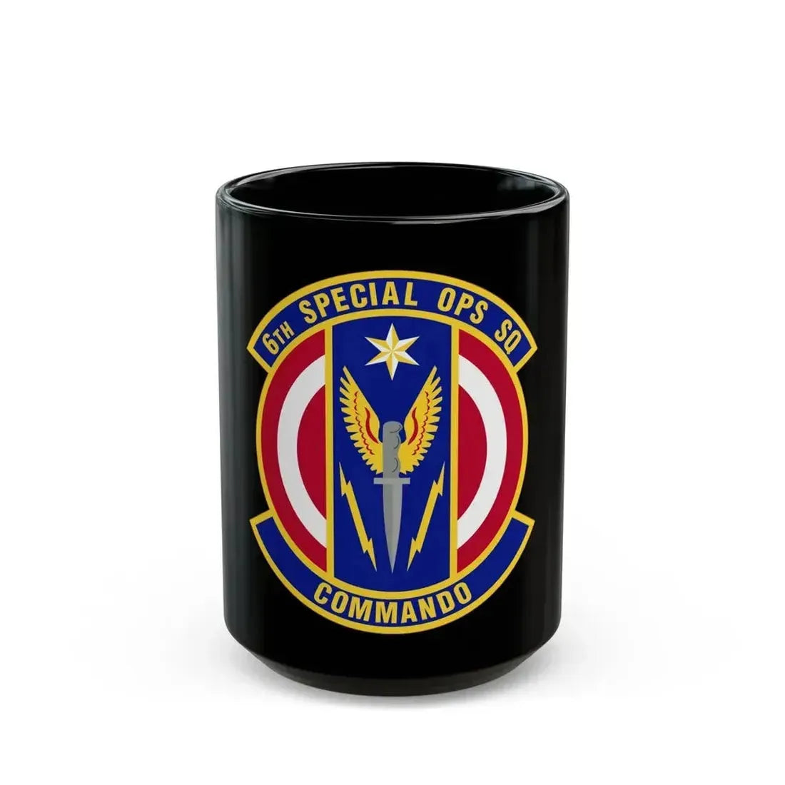 6th Special Operations Squadron (U.S. Air Force) Black Coffee Mug 15oz - Go Mug Yourself