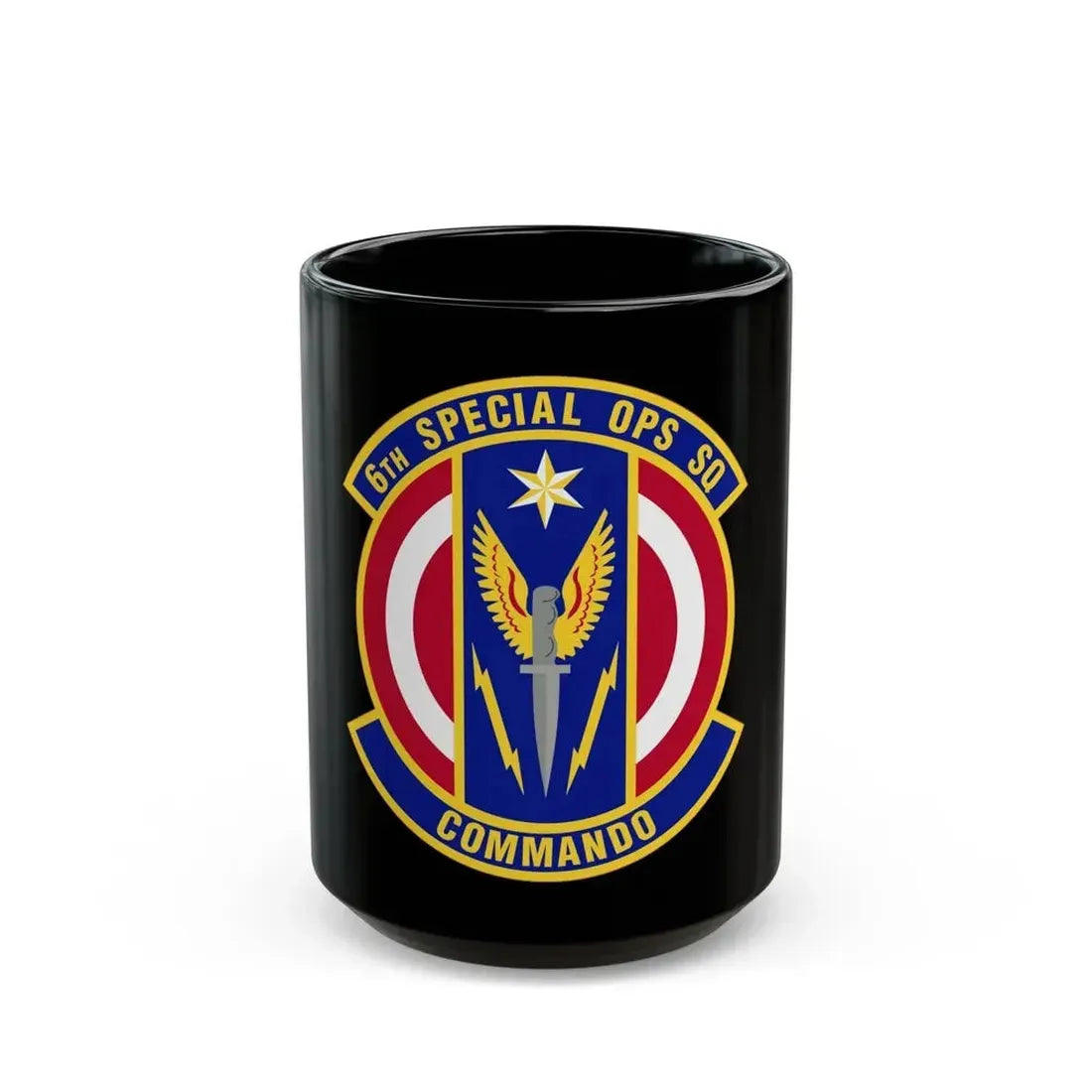 6th Special Operations Squadron (U.S. Air Force) Black Coffee Mug 15oz - Go Mug Yourself