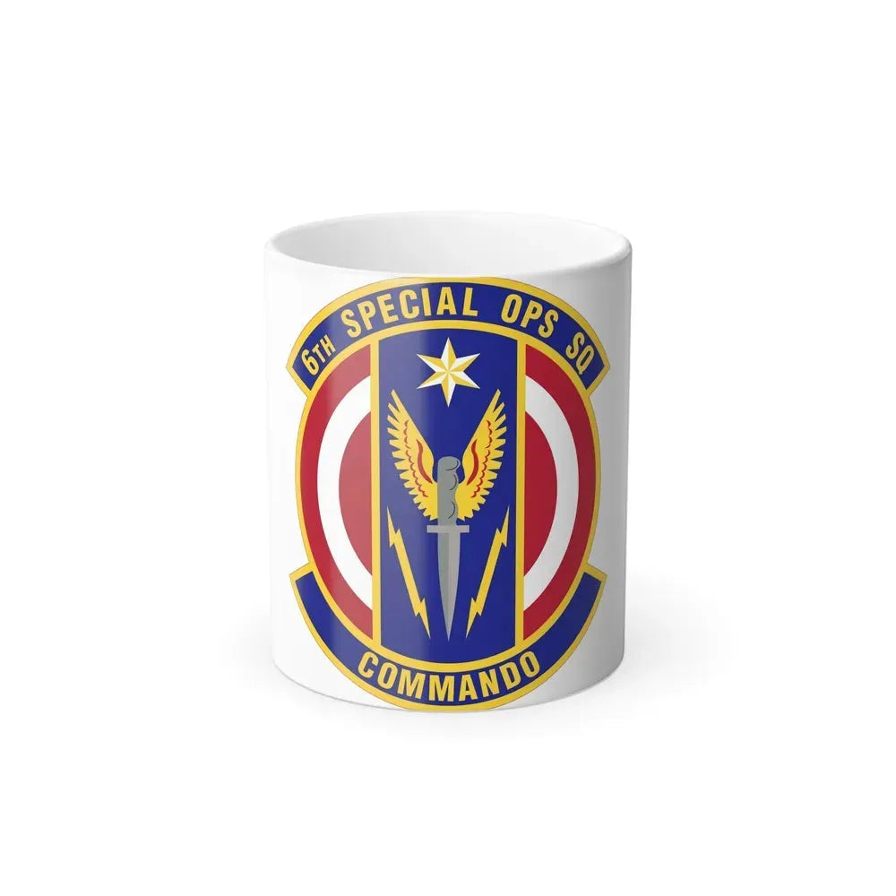 6th Special Operations Squadron (U.S. Air Force) Color Changing Coffee Mug 11oz - Go Mug Yourself