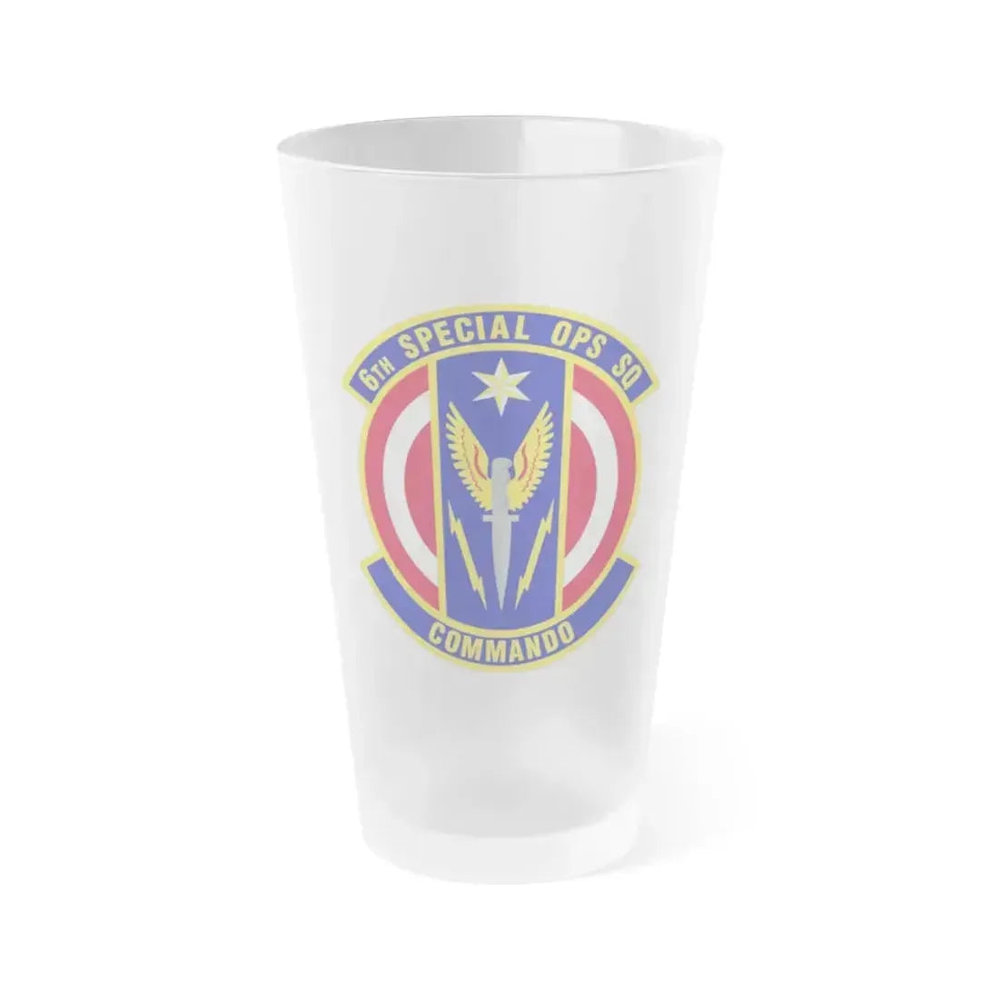 6th Special Operations Squadron (U.S. Air Force) Frosted Pint Glass 16oz 16oz Frosted - Go Mug Yourself