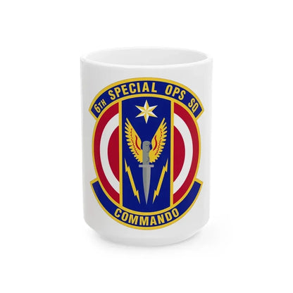 6th Special Operations Squadron (U.S. Air Force) White Coffee Mug 15oz - Go Mug Yourself