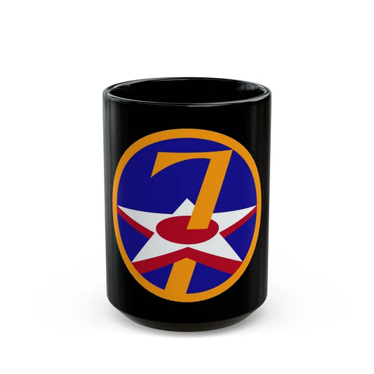 7 Air Force (U.S. Army) Black Coffee Mug-15oz-Go Mug Yourself