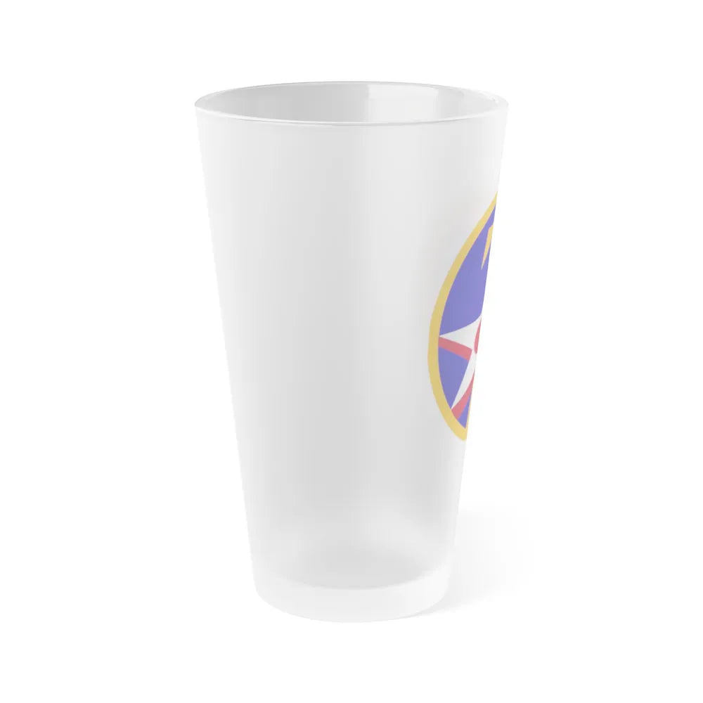 7 Air Force (U.S. Army) Frosted Pint Glass 16oz-Go Mug Yourself