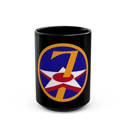 7 Air Force (U.S. Army) Black Coffee Mug 15oz - Go Mug Yourself