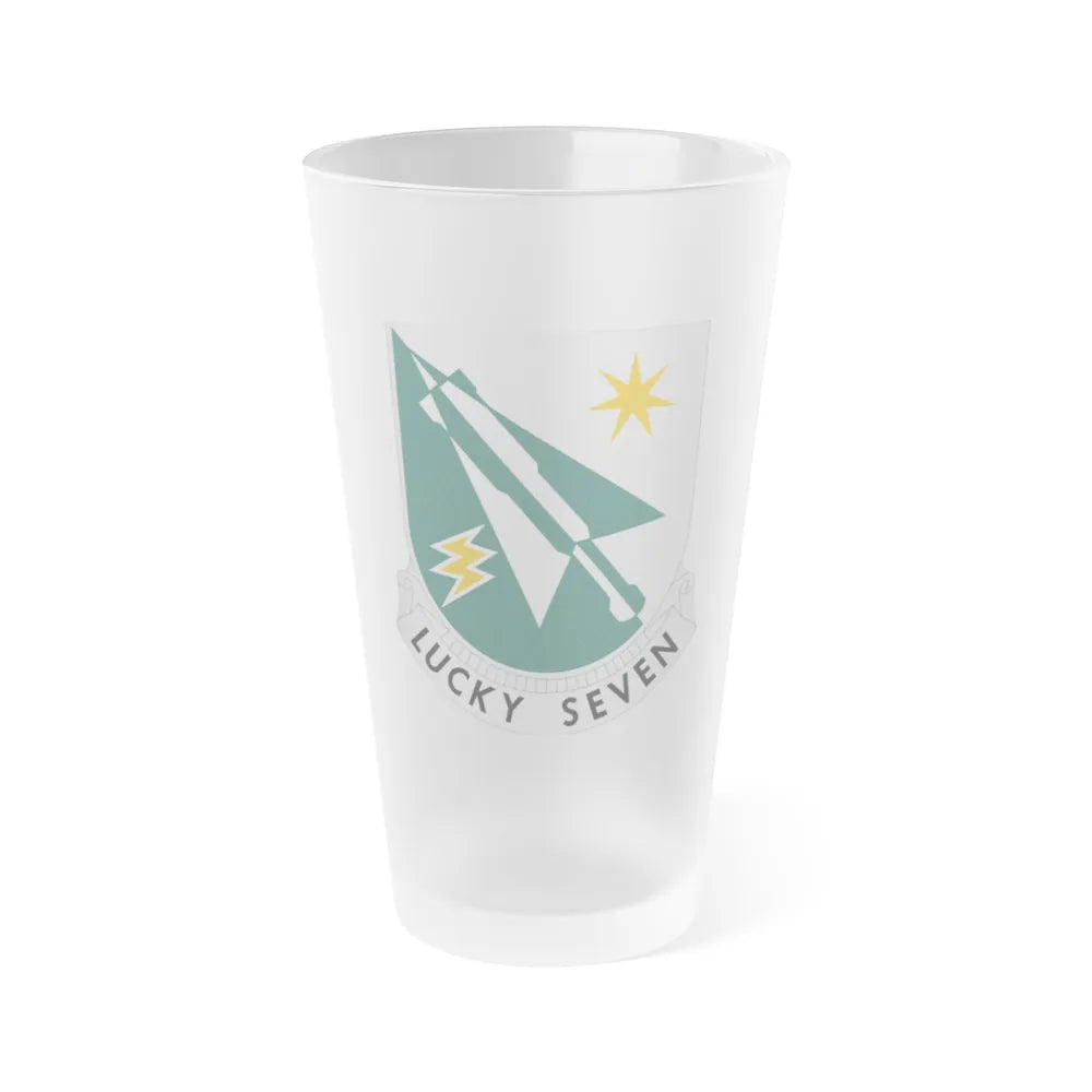 7 Aviation Battalion (U.S. Army) Frosted Pint Glass 16oz-Go Mug Yourself