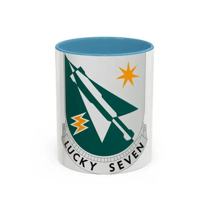 7 Aviation Battalion (U.S. Army) Accent Coffee Mug 11oz Light Blue - Go Mug Yourself