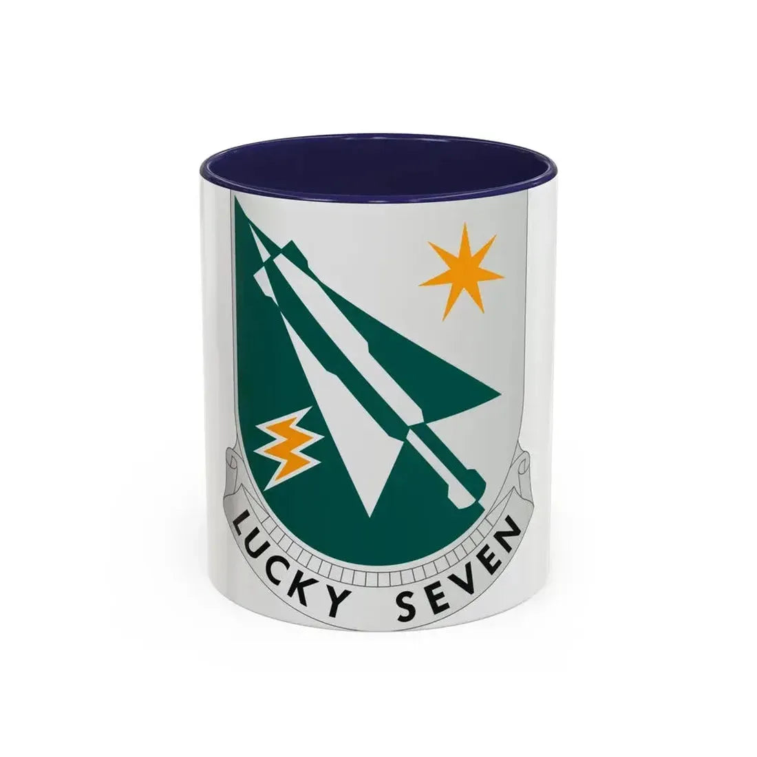 7 Aviation Battalion (U.S. Army) Accent Coffee Mug 11oz Navy - Go Mug Yourself