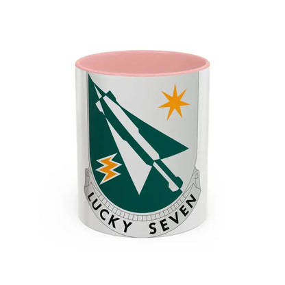 7 Aviation Battalion (U.S. Army) Accent Coffee Mug 11oz Pink - Go Mug Yourself