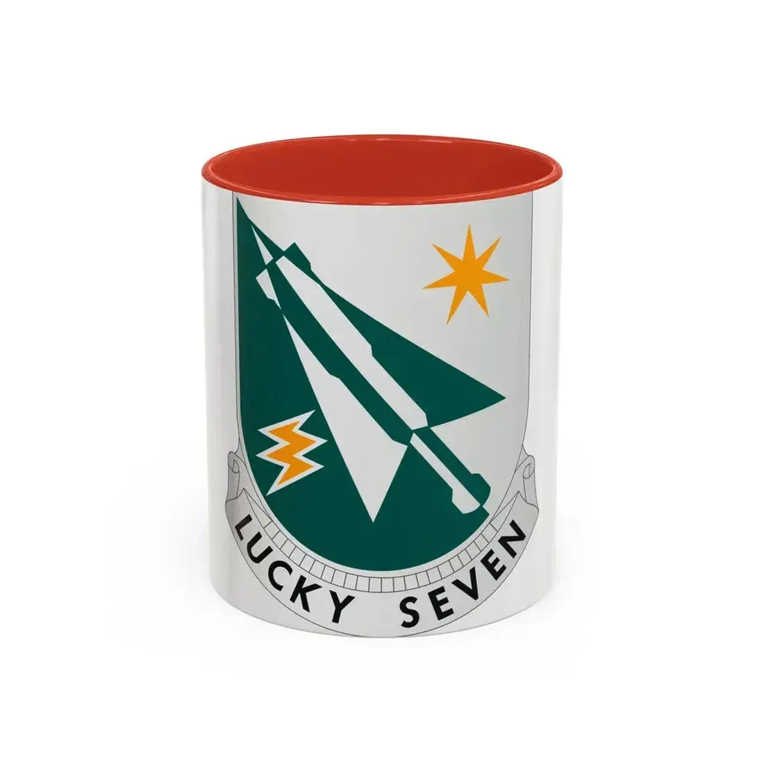 7 Aviation Battalion (U.S. Army) Accent Coffee Mug 11oz Red - Go Mug Yourself