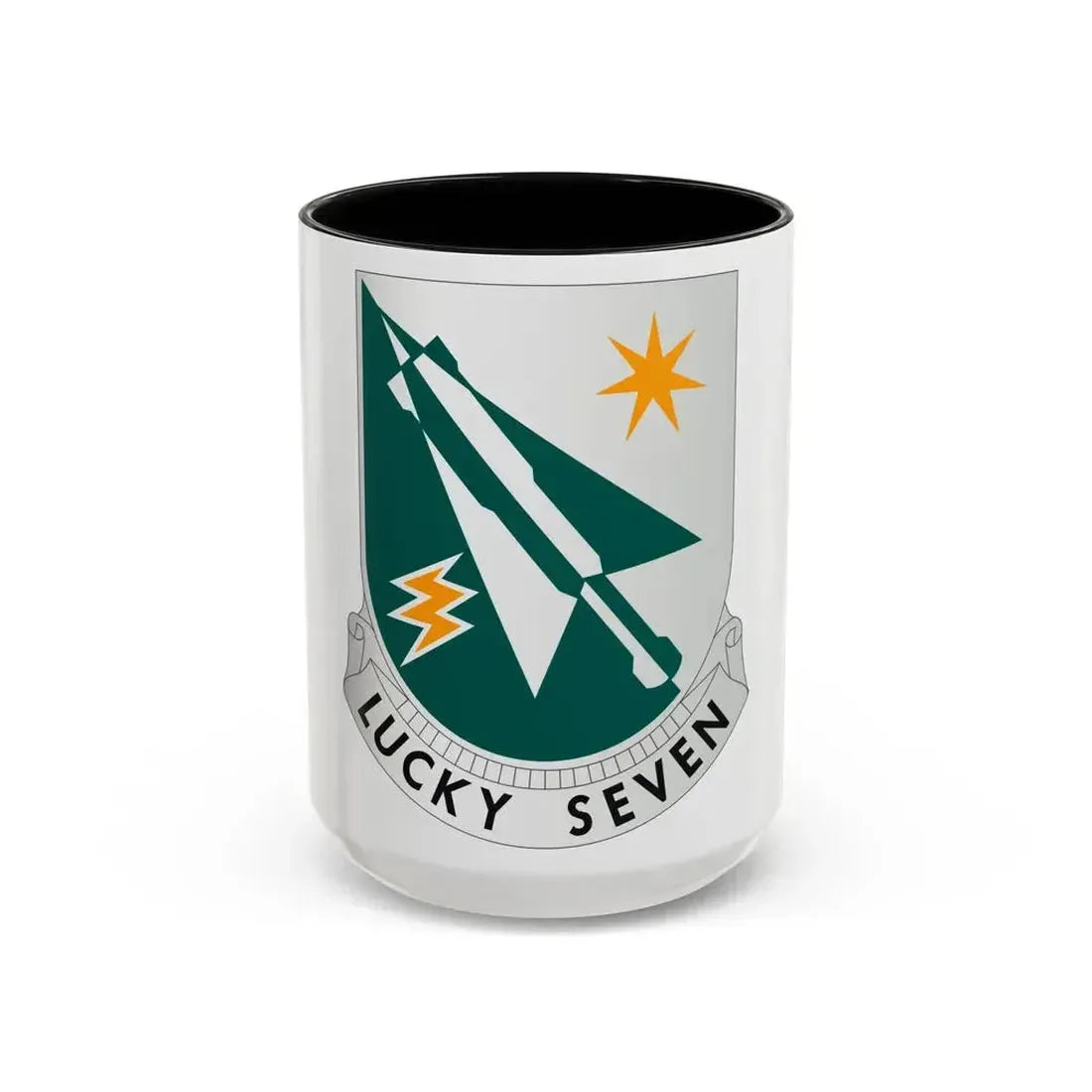 7 Aviation Battalion (U.S. Army) Accent Coffee Mug 15oz Black - Go Mug Yourself