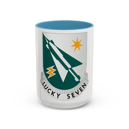 7 Aviation Battalion (U.S. Army) Accent Coffee Mug 15oz Light Blue - Go Mug Yourself