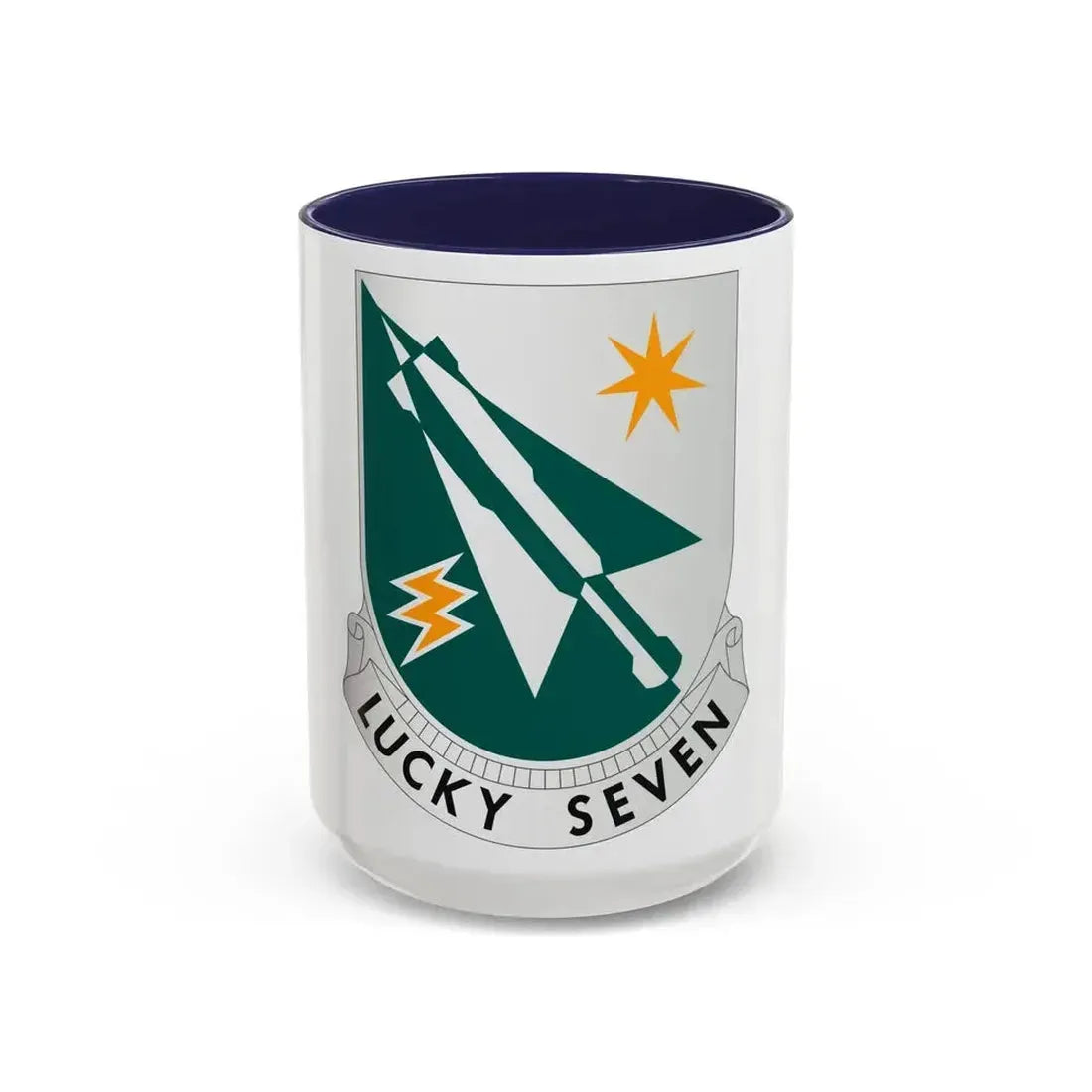 7 Aviation Battalion (U.S. Army) Accent Coffee Mug 15oz Navy - Go Mug Yourself
