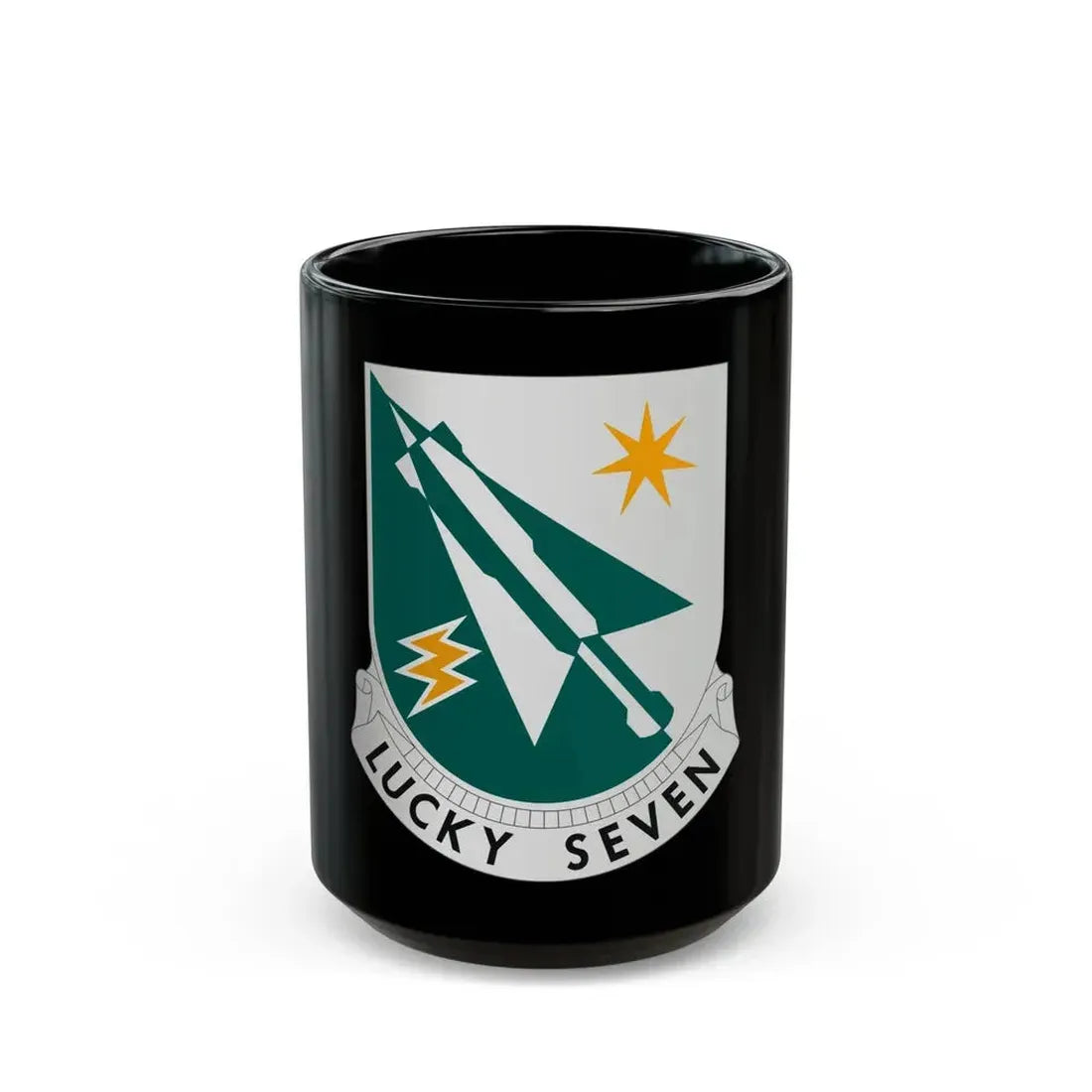 7 Aviation Battalion (U.S. Army) Black Coffee Mug 15oz - Go Mug Yourself