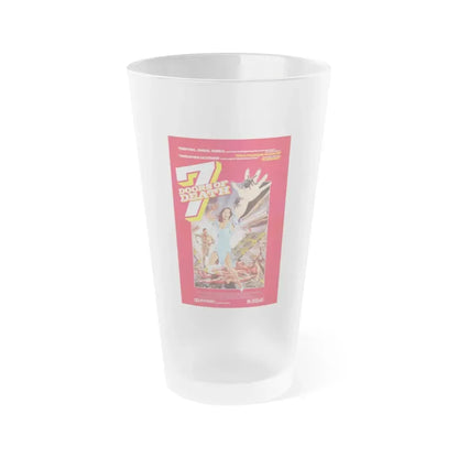 7 DOORS OF DEATH (THE BEYOND) 1981 Movie Poster - Frosted Pint Glass 16oz Default Title - Go Mug Yourself