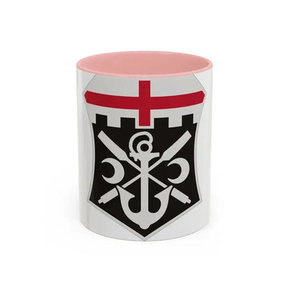 7 Engineer Battalion (U.S. Army) Accent Coffee Mug 11oz Pink - Go Mug Yourself