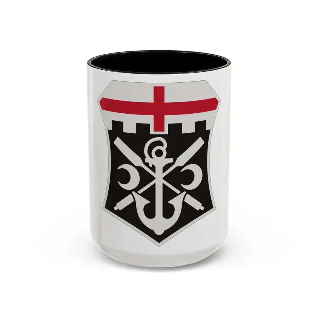 7 Engineer Battalion (U.S. Army) Accent Coffee Mug 15oz Black - Go Mug Yourself