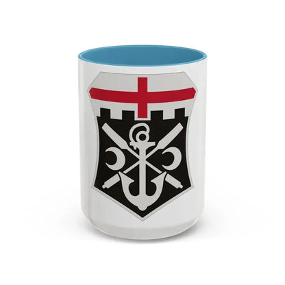 7 Engineer Battalion (U.S. Army) Accent Coffee Mug 15oz Light Blue - Go Mug Yourself