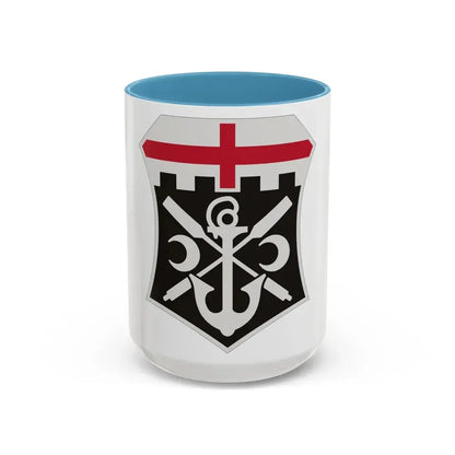 7 Engineer Battalion (U.S. Army) Accent Coffee Mug 15oz Light Blue - Go Mug Yourself
