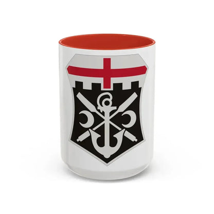 7 Engineer Battalion (U.S. Army) Accent Coffee Mug 15oz Red - Go Mug Yourself