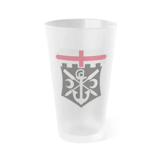 7 Engineer Battalion (U.S. Army) Frosted Pint Glass 16oz Default Title - Go Mug Yourself