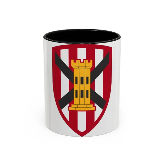 7 Engineer Brigade (U.S. Army) Accent Coffee Mug 11oz Black - Go Mug Yourself