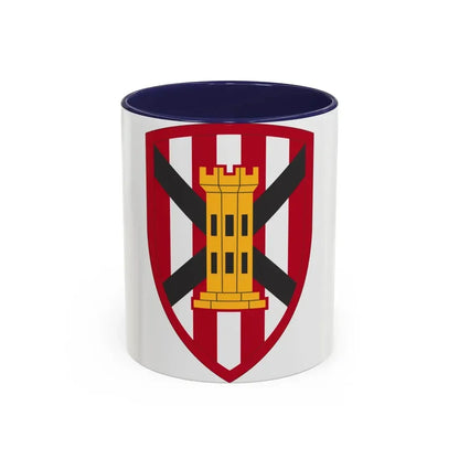 7 Engineer Brigade (U.S. Army) Accent Coffee Mug 11oz Navy - Go Mug Yourself