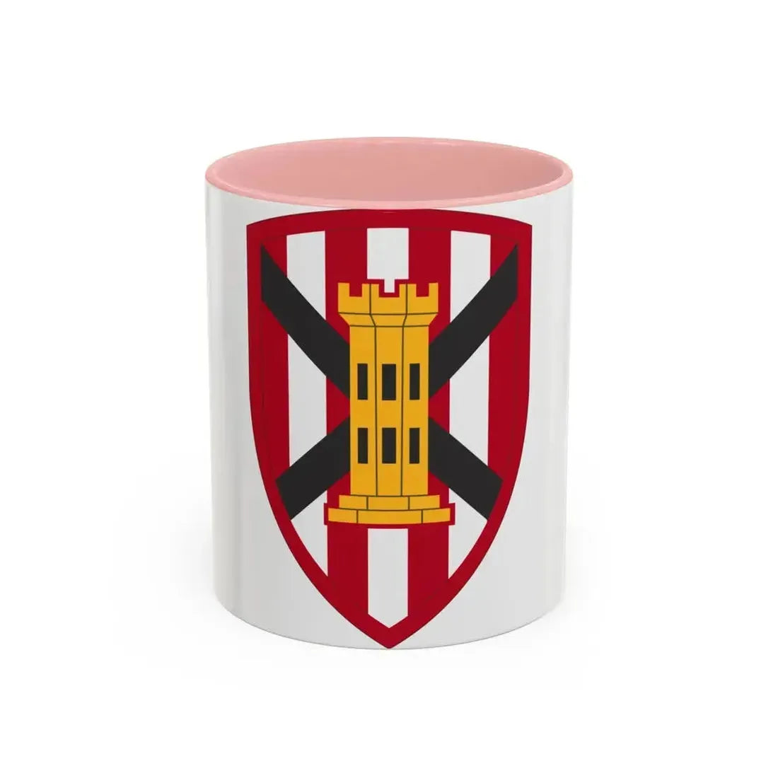 7 Engineer Brigade (U.S. Army) Accent Coffee Mug 11oz Pink - Go Mug Yourself